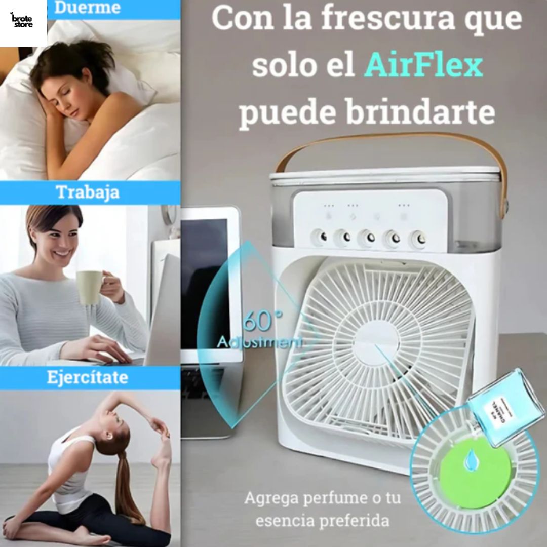 Convierte Cualquier Espacio En Un Oasis | Ventilador Humidificador 3 En 1🧊🍃 |Envíos a Todo Chile