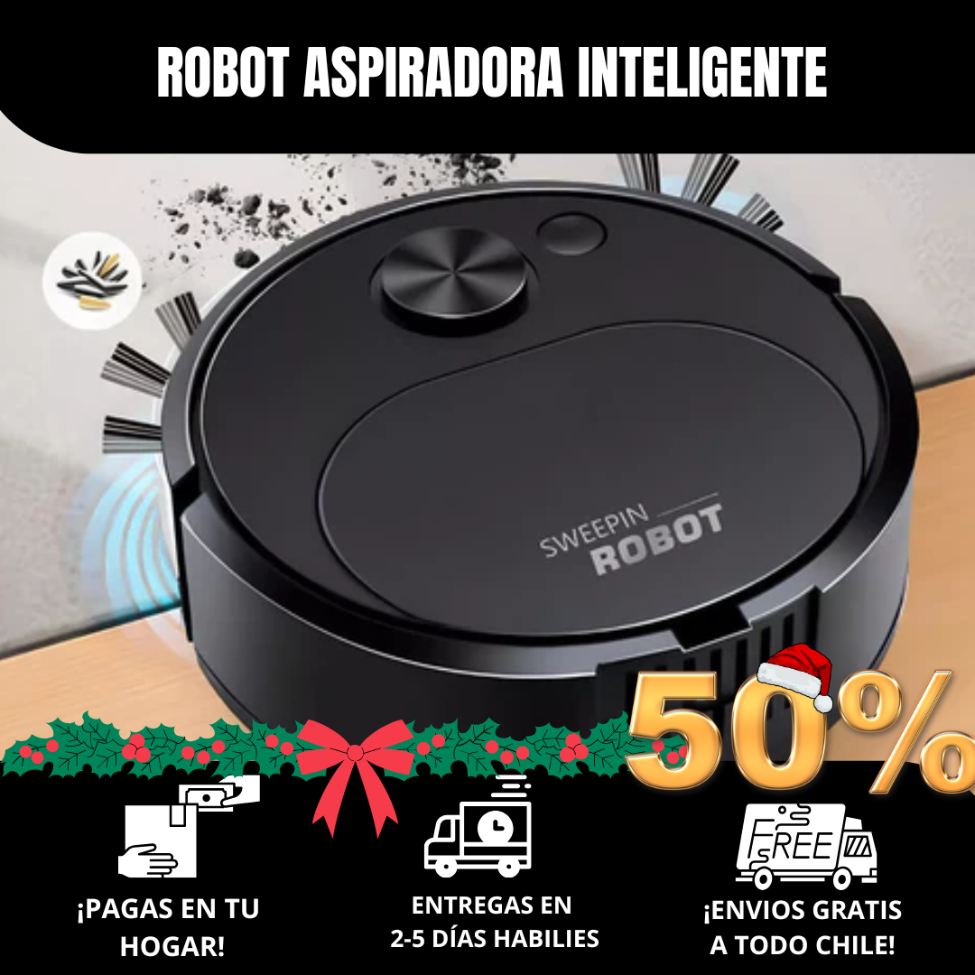 Robot Aspiradora Inteligente 3 En 1