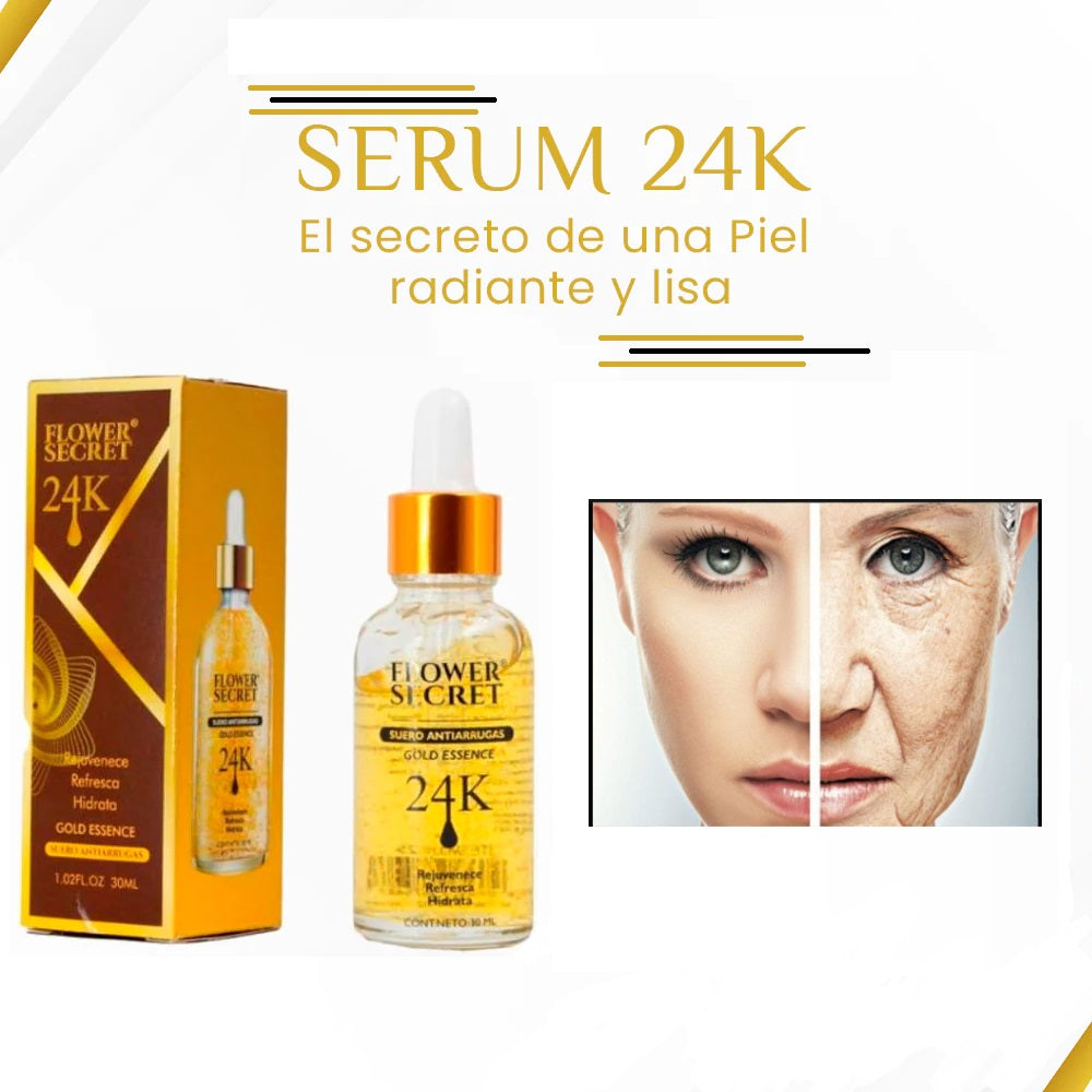 Rejuvenece tu Piel |Serum Acido Hialurónico Oro 24K | Envío Gratis