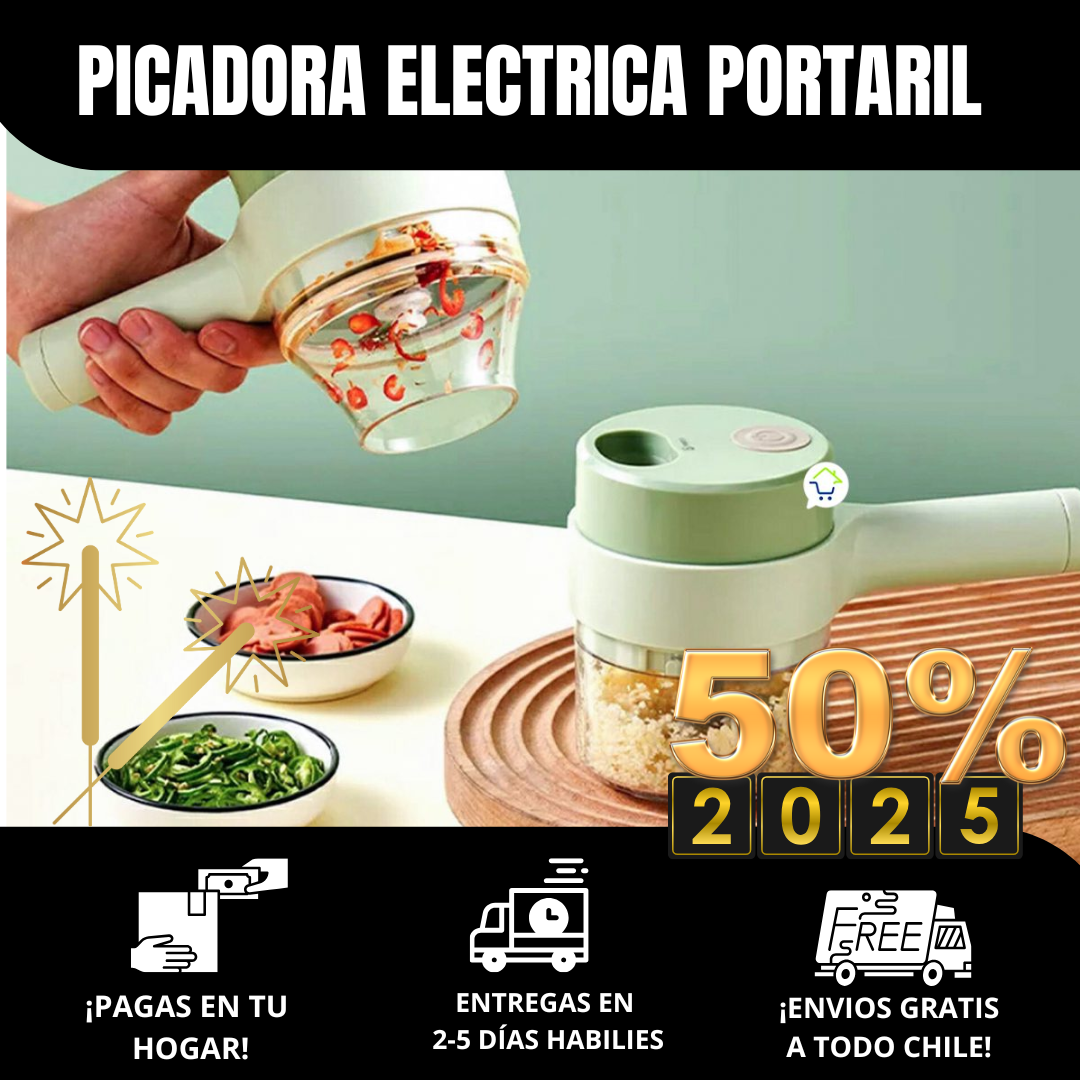 Cocinar Nunca Fue Tan Rápido |PICADORA ELECTRICA PORTARIL| Envío Gratis