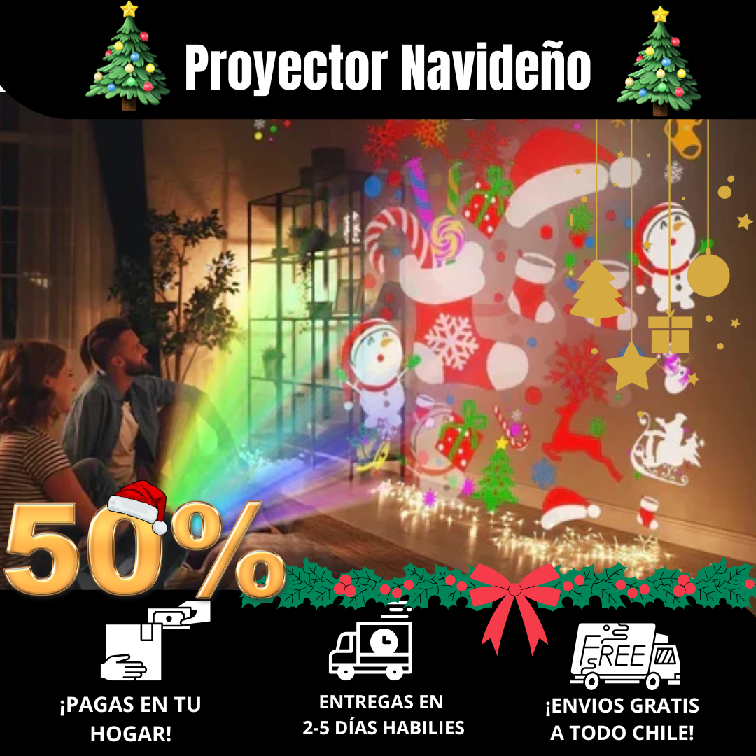 Ilumina Tu Navidad con Magia ✨ | Proyector Navideño + Envío Gratis 🎄